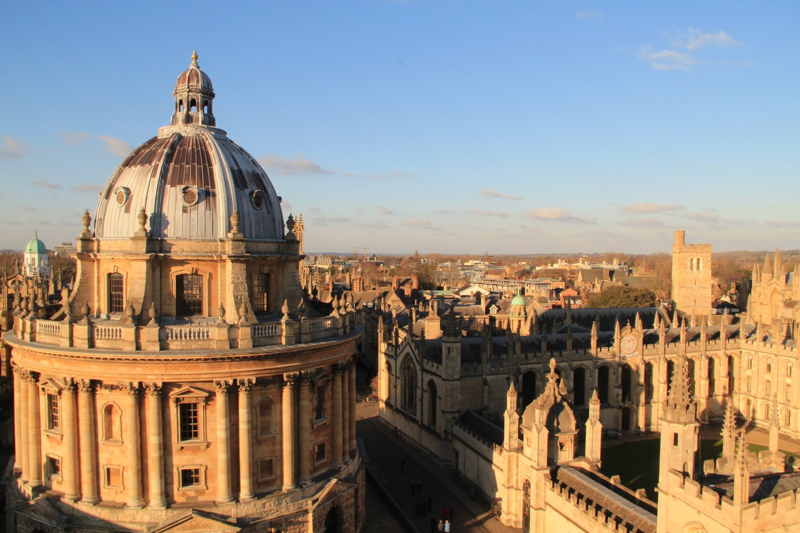 European university architecture in Oxford